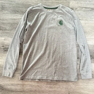Grey Carthartt Long Sleeve Boys Large - Picture 1 of 8