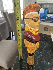 SHOCK TOP END OF THE WORLD WHEAT MIDNIGHT WHEAT BEER TAP HANDLE BRAND NEW UNUSED - Picture 1 of 5