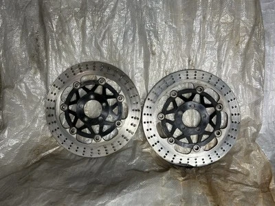93-01 Kawasaki Ninja ZX11 ZX-11 1999 disco rotor freno delantero y trasero OEM Foto 1 de 4