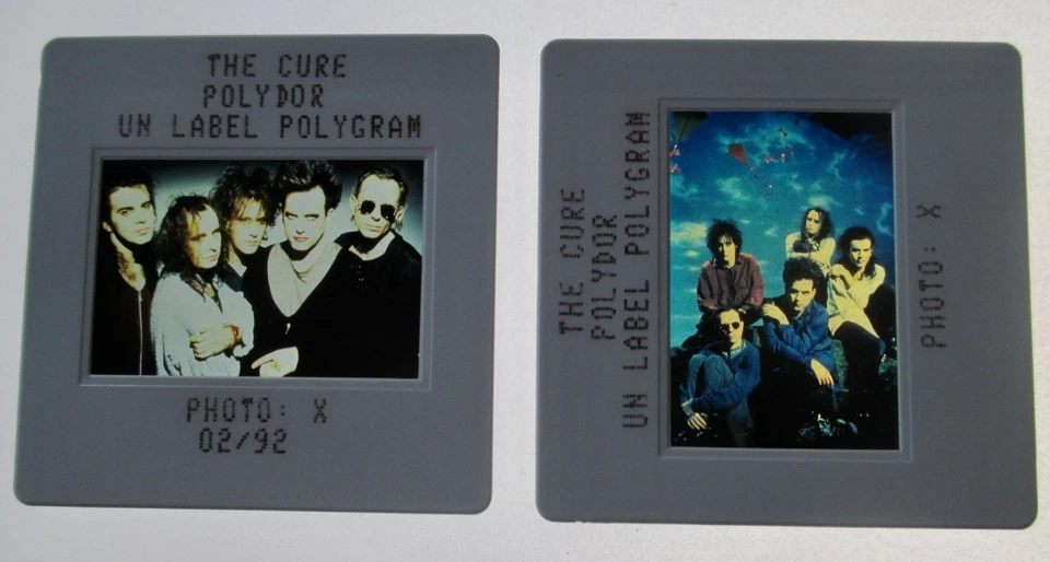 The Cure - lot 2 Diapositives de presse originales / Original slide Press - Image 1 of 1