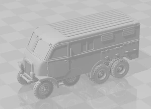 28mm/ 1:56th Resin WW2 Italian SPA Dovunque Viberti 35 - Picture 1 of 1