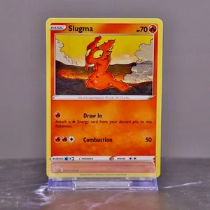 Slugma | 021/196 | Common | Fire | Lost Origin | Pokemon | Near Mint NM - Picture 1 of 2