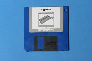 Vintage Atari ST Software: HippoArt Hippopotamus Software & Picture Files - Picture 1 of 2