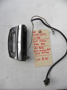 Mercedes Benz W108 W109 Adenauer W186 Left License Plate Light .........CA-B101 - Picture 1 of 7