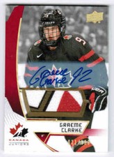 2019 UD TEAM CANADA JUNIORS/WOMEN PREMIUM SWATCH AUTO CARDS (#1-85) U-Pick List