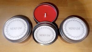 candle set of 3 Rose Scented