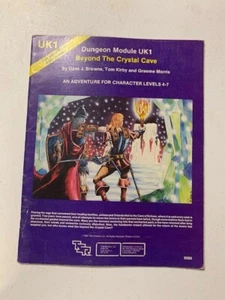 Módulo Dungeons & Dragons Beyond The Crystal Cave UK1 AD&D 1ª Edición TSR 1983 - Imagen 1 de 2