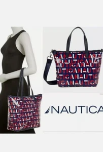 NEW Nautica Kodi Tote, Red, White, Blue, MSRP: $89, FREE SHIPPING - Picture 1 of 6
