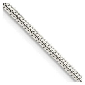 Sterling Silver 2mm Snake Chain 20 "Necklace Gift For Women - Picture 1 of 3
