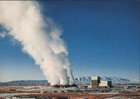 Carte postale chrome Hanford, WA Washington centrale électrique 2 comté de Benton