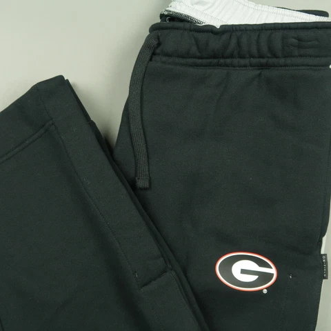 Nike UGA Georgia Bulldogs On Field Team Issue Fleece Lined Sweatpants SIze Large Cover