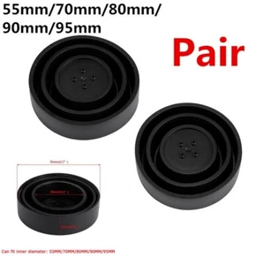 2× Car Universal LED HID Headlight Seal Dust Cap Cover 55mm/70mm/80mm/90mm/95mm - Picture 1 of 1