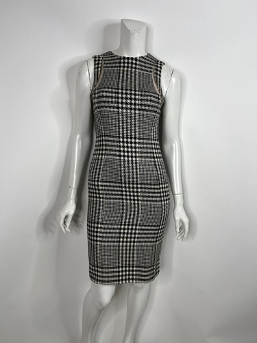 ABITO VINTAGE VERSACE AW2004 NERO GLEN A QUADRI IT40 US6