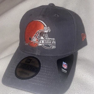 Cleveland Browns Hat Cap New Era Strap Back Lightweight 9Twenty Relax NFL - Picture 1 of 4