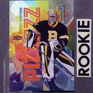 JEREMY SWAYMAN 2021/22 Fleer Ultra PIZZAZZ # PZ-24 Boston Bruins Rookie