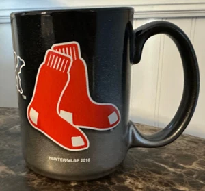 BOSTON RED SOX COFFEE MUG MLB BALL & GLOVE - Picture 1 of 6