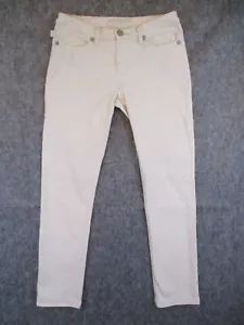 Rock Republic Jeans Womens 10 White Denim Skinny Mid Rise Light Wash Retro 30x30 - Picture 1 of 19