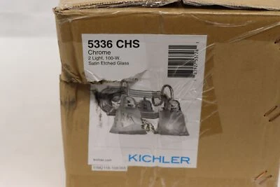 Kichler 5336CHS 2 Light 12-1/4" Wide Bathroom Vanity Light - Image 1 of 4