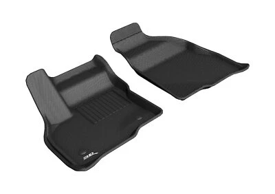 3D MAXpider For 2017-2020 Chevrolet Bolt Ev Kagu 1st Row Floormat - Black - Image 1 of 4