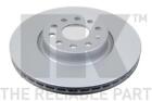 2x Brake Discs Pair Vented fits SKODA SUPERB Mk1, Mk2, Mk3 Front 2005 on 312mm