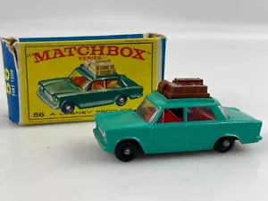 Vintage Matchbox Lesney No 56 FIAT 1500 Made England ORIGINAL BOX - Picture 1 of 7