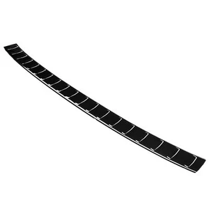 Protección de borde de carga adecuado para VW Tiguan Allspace 9.2017> acero inoxidable negro - Imagen 1 de 6