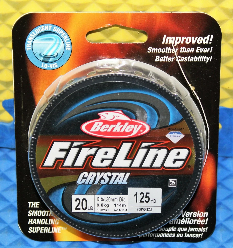 Berkley Fireline Crystal Braid Fishing Line 30lbs 125 Yds
