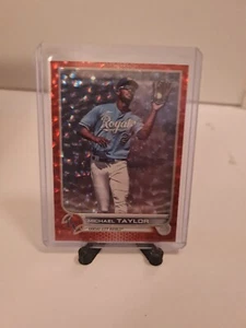 2022 Topps Series 2  Red Foil #483 Michael Taylor #D / 199 - Picture 1 of 2