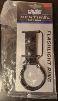 UNCLE MIKE'S Uncle Mikes Sentinel Flashlight Holder Black Web Md: 8906-3 Law Enforcement Gear