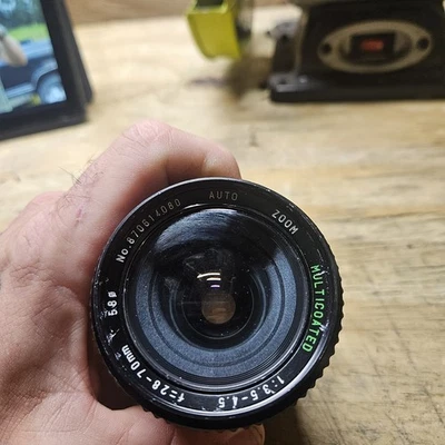 Sears Camera Lens Model 202 7377100  F= 28 - 70mm Made in Korea read description - Image 1 of 4