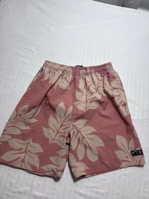 Bañador Hawaiian Performance Para Hombre Board Shorts Rosa a Cuadros Sin Forrar Pequeño Foto 1 de 4