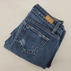 Paige Laurel Canyon Low Rise Bootcut Jeans Size 26 Medium Wash Denim - Picture 1 of 8