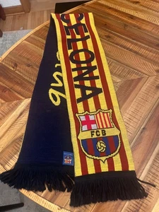 Official Licensed FC Barcelona Scarf - Icon Sports Football Fan Scarf - Picture 1 of 7