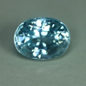 1,45 quilates_gran diamante brillante_circón azul sin calefacción 100 % natural_Camboya - Imagen 1 de 3