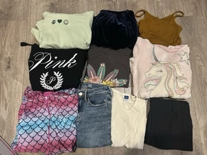 10 Pieces Of Mixed Lot Of Girls Clothing Size 8 And 10 - Picture 1 of 7