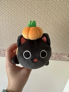 Aphmau Halloween Peluche Calabaza Gato 6" Negro Peluche MeeMeow - Imagen 1 de 4