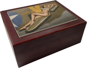 Unique Decorative Cigar Humidor - Britt Dietz - Aviation Cigar Humidor - Picture 1 of 3