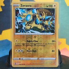 Pokemon Zeraora Unplayed 2022 Sword & Shield Silver Tempest Card #056 TCG NM