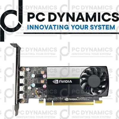 Nvidia T600 4 GB GDDR6 4x Mini-DP PCI-E GPU scheda video alto profilo - Immagine 1 di 3