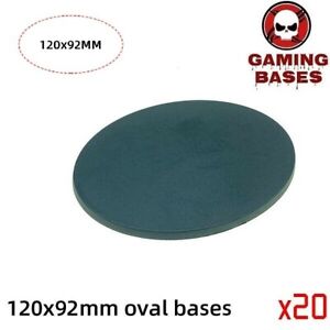New 120 x 92mm oval base  Model Plastic Bases for wargame 120mm x 92mm
