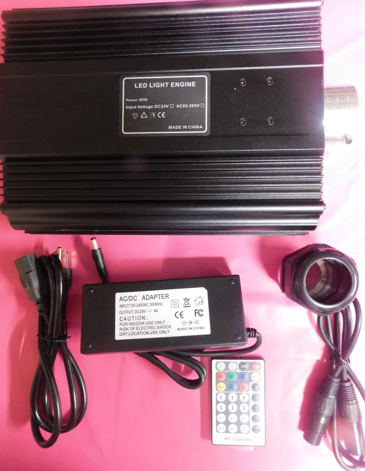 DMX 90W RGB Fiber Optics Light With Remote - Image 1 of 4