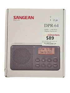 Sangean (DPR-64) DAB+ FM/AM Portable Receiver Radio - Black - Picture 1 of 6