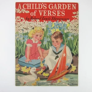 A Child's Garden of Verses Robert Louis Stevenson George Trimmer Vintage 1937 - Picture 1 of 12
