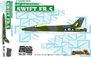 1/144 Kämpfer des Kalten Krieges: Supermarine Swift FR.5 [RAF] #22-069: DREIFACHE NUTS - Bild 1 von 8