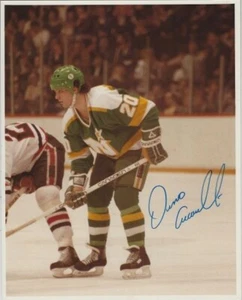 Signed  8x10 DINO CICCARELLI  Minnesota North Stars Autographed  Photo -  COA - Picture 1 of 1