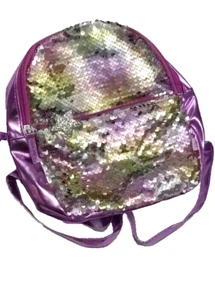More Than Magic Mini Mochila Niñas Púrpura Rosa Lentejuelas Abatibles Brillante NUEVA - Imagen 1 de 7