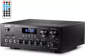 Receptor De Audio Amplificador Con Bluetooth Remoto y FM Radio Para Bocina Casa - Bild 1 von 7