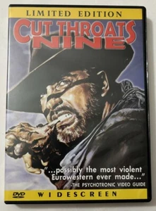 Cut Throats Nine Limited Edition Widescreen Eurovista DVD OOP Rare Eurowestern - Imagen 1 de 5