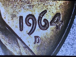 1964 D Lincoln Penny - 'L' from Liberty on Edge Error -RARE! And More Collect It - Picture 1 of 9