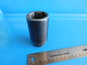 USED, SNAP ON TOOLS " 1-3/8 IN. " 1/2 IN. DR. DEEP IMPACT SOCKET, PART#SIM440 - Picture 1 of 5